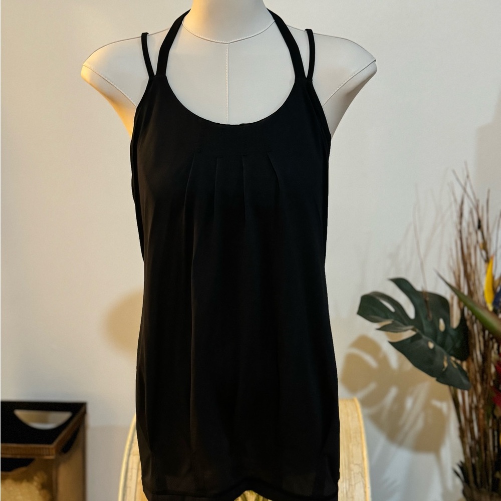 Lululemon Women's Flow And Go Tank II Black Size 4 Retail $64 - Picture 4 of 9